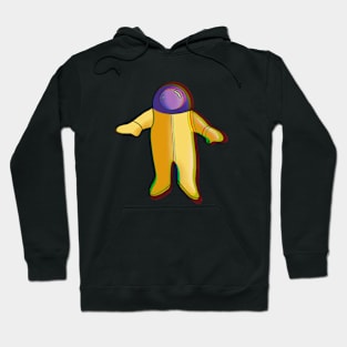 Orange spaceman Hoodie